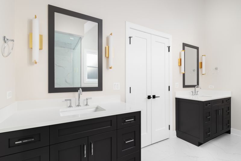 Modern Vanity with Lighting